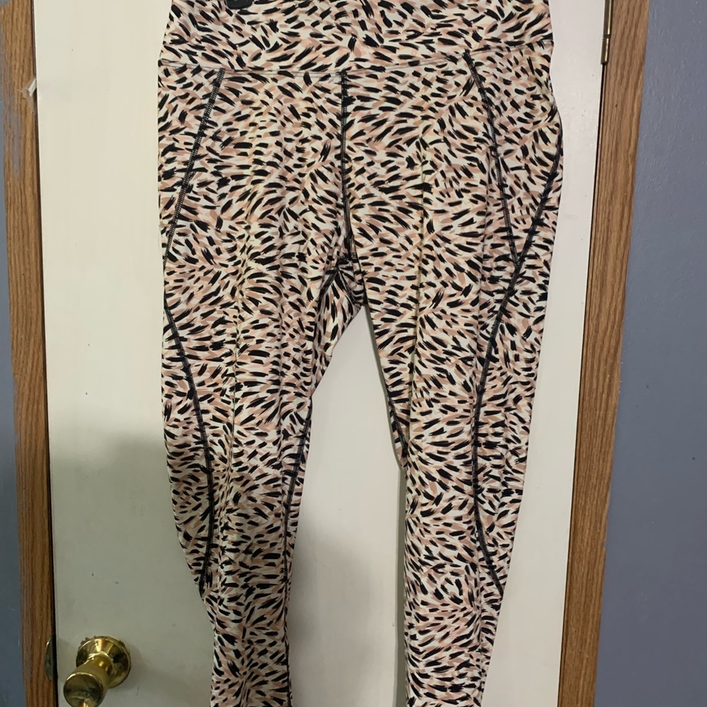 SOMA Leggings Womens XL Weekend 360 Cropped 7/8 Length High Rise Wicking